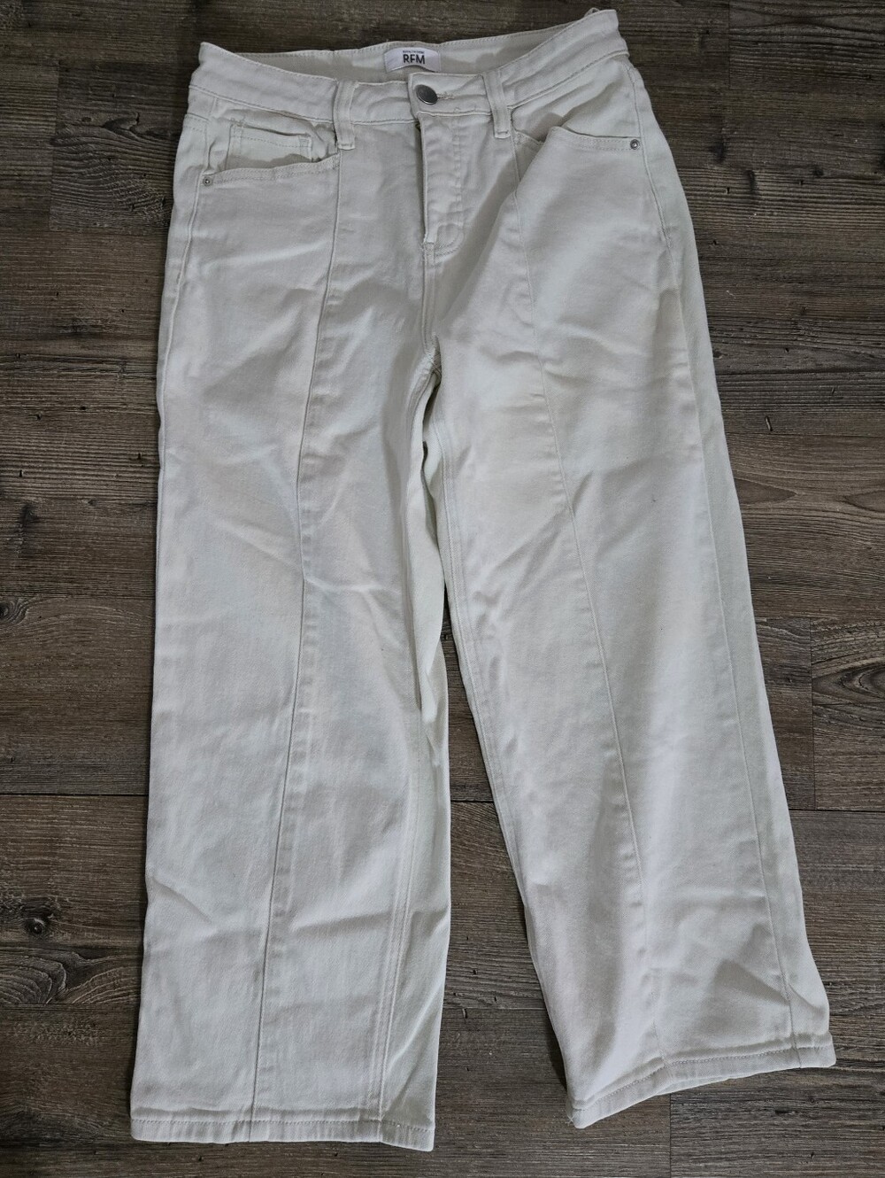 Women’s White Straight-Leg Pants